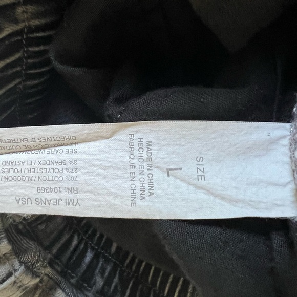 YMI Gray Paperbag Jean Shorts Size Large - Picture 4 of 5